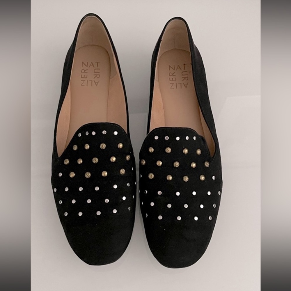 Naturalizer Emiline 4 Black Studded Loafer size 7.5